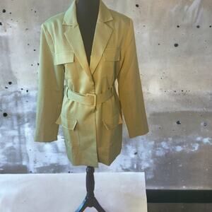 Lioness Steinway Mini Dress Or Blazer in Sage Green